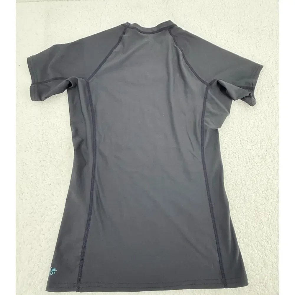 ONeill Black SPF 50 Plus Short Sleeve Elastane Rash Guard‎ Unisex Size XLarge